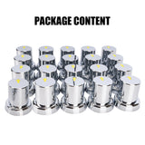 20PCS ABS Wheel Nut Covers Safety Arrow Chrome Caps For Trucks Trailers Bus AU - Extra Image