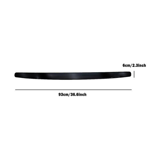 Black Car Chrome Front Bonnet Hood Trim Line For ISUZU D-Max Dmax & MU-X, image 3