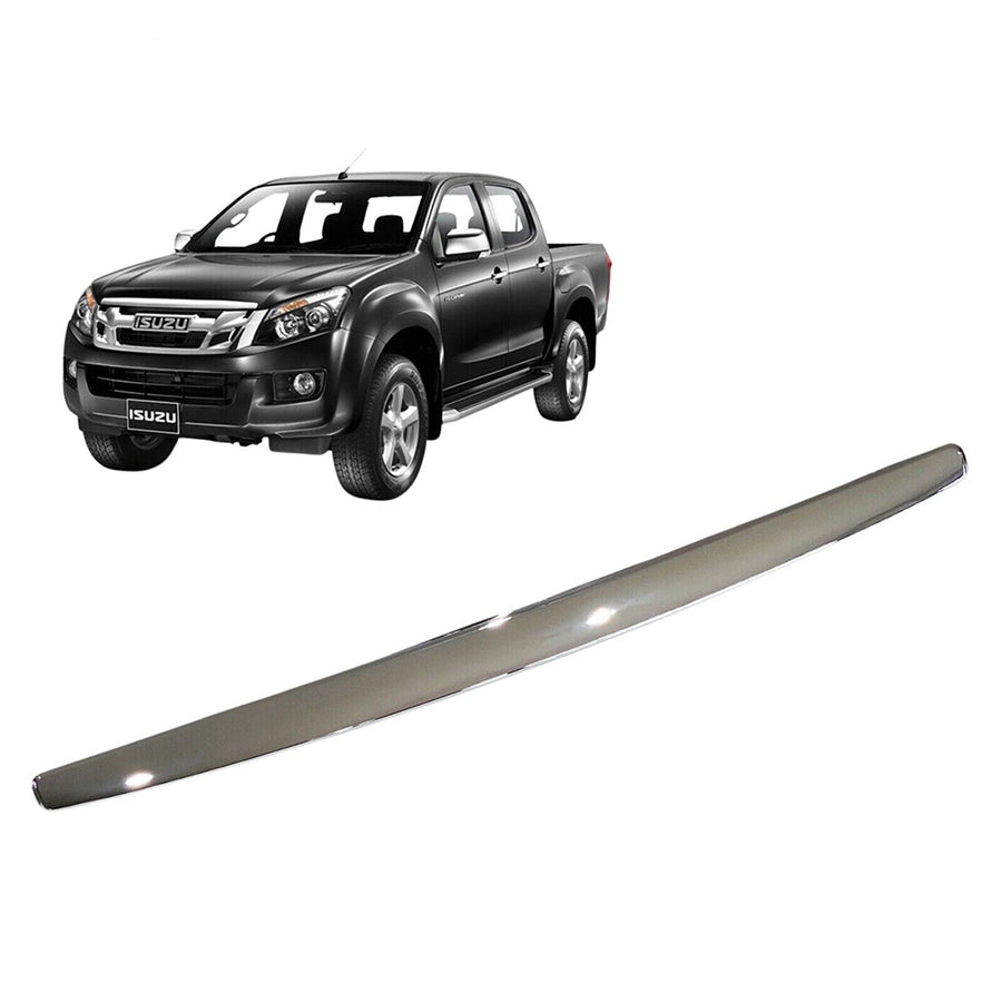 Chrome ABS Car Front Line Bonnet Hood Trim for ISUZU D-Max Dmax MU-X 2012-2016, image 2