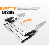 Caravan Step Aluminium 200KG Pull Out Step Folding Camper Trailer Motorhome Step - 45-Degree Angle