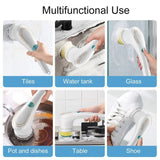 5 In 1 Handheld Electric Cleaning Brush Power Scrubber Cordless USB Rechargeable - Side View