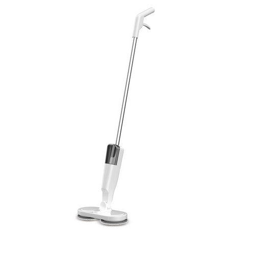 Cordless electric spin mop floor scrubber with 6 microfiber pads, image 7
