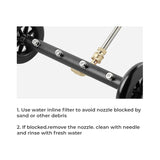High Pressure Water Spray Broom Car Chassis Undercarriage Cleaner Washer 4000PSI - Close-Up Angle