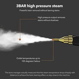 4000W Steam Cleaner Brush High Temperature Pressure Clean Steam Mechine AU Plug orange - Top-Down View
