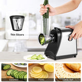 Electric Grater Vegetable Food Rotary Drum Grater Chopper Slicer - Front View