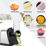 Electric Grater Vegetable Food Rotary Drum Grater Chopper Slicer - Side View