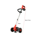 3in1 Cordless Grass Trimmer Grass Lawn Brush Cutter Whipper Snipper with 2 Battery - Top-Down View