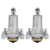 2PCS Spindle Assembly for Lawn Mower Husqvarna Poulans Pro Part No 532187292 - Top-Down View