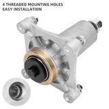 2PCS Spindle Assembly for Lawn Mower Husqvarna Poulans Pro Part No 532187292 - Close-Up Angle