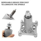 2PCS Spindle Assembly for Lawn Mower Husqvarna Poulans Pro Part No 532187292 - Low Angle