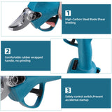 Cordless Electric Pruning Shears Secateur Rechargeable Branch Cutter W/ 2 Battery - Close-Up Angle