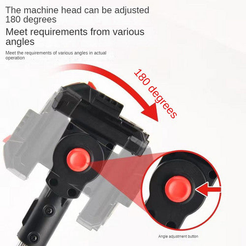 Cordless Brushless 4 Pole Pruning Shear Secateur With 2 Batteries Bush Cutter RED, image 9