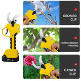 Cordless Brushless 4 Pole Pruning Shear Secateur Bush Cutter yellow - Extra Image