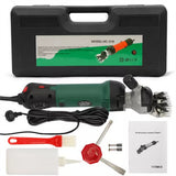 690W Electric Sheep Shears 2400R/Min 6 Speed Grooming Kit with 8 Grids Heat AU - Front View