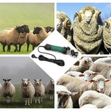 690W Electric Sheep Shears 2400R/Min 6 Speed Grooming Kit with 8 Grids Heat AU - Rear View