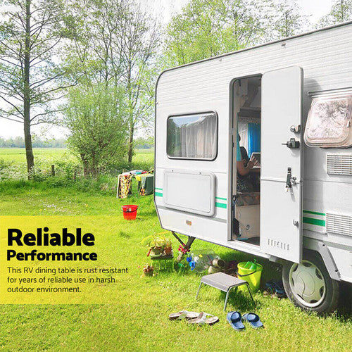 Caravan Table Folding Picnic Camping Motorhome Outdoor Tables Locked 800x450mm, image 4