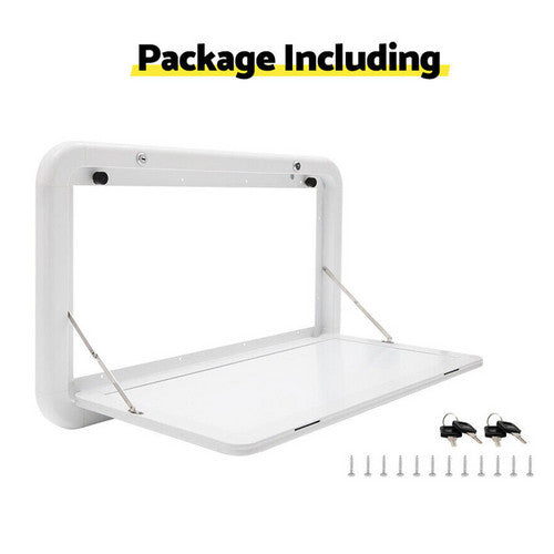 Caravan Table Folding Picnic Camping Motorhome Outdoor Tables Locked 800x450mm, image 8