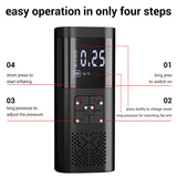 6000mAh Car Tyre Inflator 12V Air Compressor Electric Pump Cordless USB Charging - Extra Image