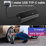 6000mAh Car Tyre Inflator 12V Air Compressor Electric Pump Cordless USB Charging - Extra Image