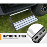 200KG Heavy Duty Caravan Step Folding Pull Out Portable RV Camper Trailer Tools - Close-Up Angle