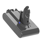9900MAH For Dyson V6 Battery SV03 SV04 SV09 DC58 DC59 DC61 DC62 DC74 v6 Animal - Top-Down View