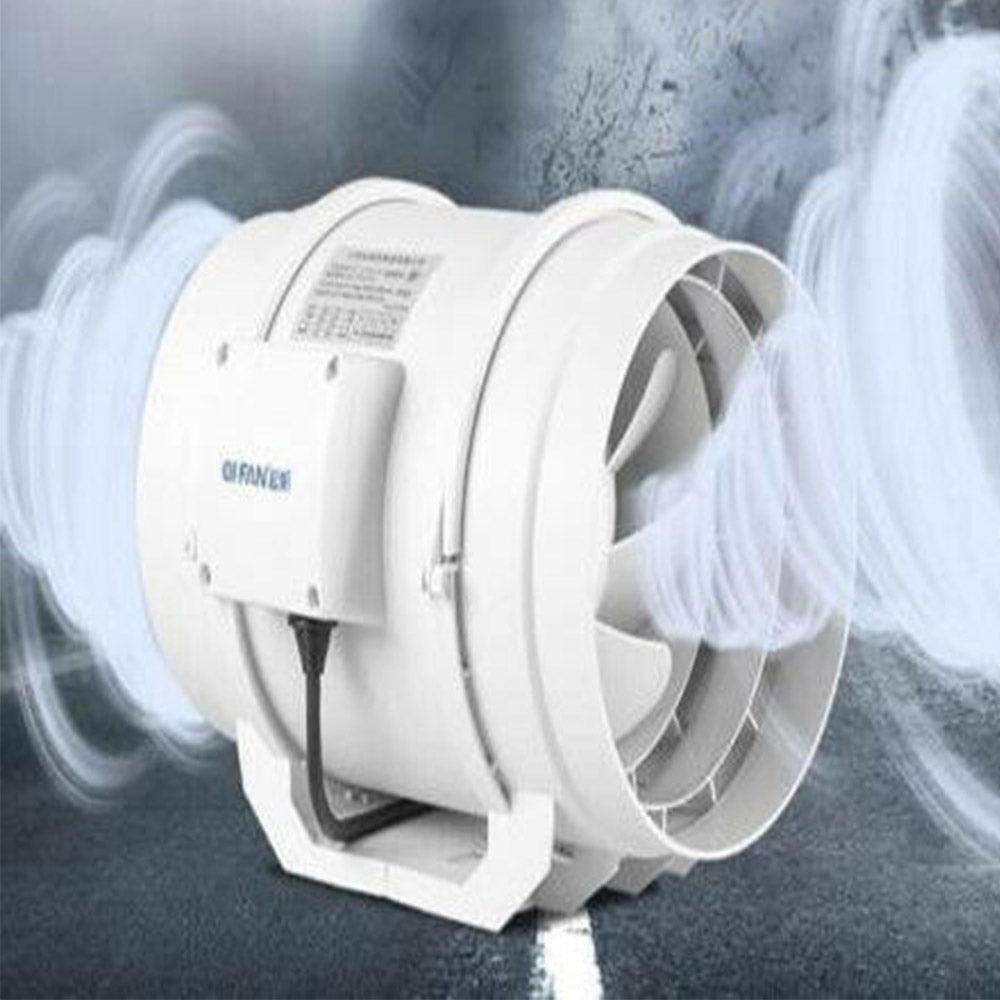 8 Inch Extractor Fan+Remote Duct Hydroponic Air Circulation Exhaust Vent