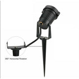 10PCS LED Spotlights Landscape Warm light Lamp Waterproof Outdoor Garden Yard 12V - Low Angle