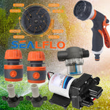 12V SEALFLO Water Pump High Pressure Self-priming rv Camping Boat 55PSI 11.3L/M - Front View