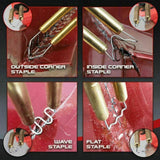 Plastic Welder Garage Tool Hot Staple Staplers Bumper Repair Welding Machine Kit - Rear View