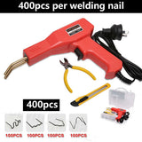 Plastic Welder Garage Tool Hot Staple Staplers Bumper Repair Welding Machine Kit - Low Angle