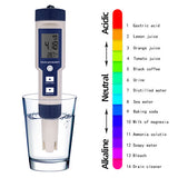 5 in 1 PH Meter Water Quality Monitor Tester Pen and one Bestway Surface Skimmer - Side View