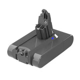 9900MAH For Dyson V6 Battery SV03 SV04 SV09 DC58 DC59 DC61 DC62 DC74 v6 Animal - Front View