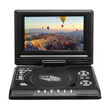 7Inch Portable Dvd Player CD Card Hd 16:9 Lcd Large 270-Degree Rotation Screen - Low Angle