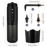 Automatic Ear Wax Removal USB Electric Ear Cleaner Washer Irrigation Flushing AU - Front View