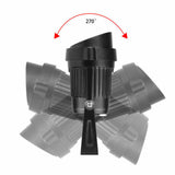 10X 12V LED waterproof Outdoor Garden Spotlights landscape light Lamp Yard Flood - Top-Down View