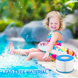 6PCS Replacement Bestway VI Filter Cartridge Inflatable Lay-Z-Spa Filters 58323 - Low Angle