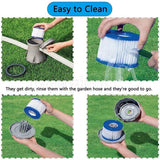 6PCS Replacement Bestway VI Filter Cartridge Inflatable Lay-Z-Spa Filters 58323