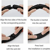Smart Auto-Spinning Hula Hoop Lose Weight Exercise Detachable Portable LCD AU - Side View