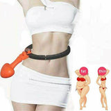 Smart Auto-Spinning Hula Hoop Lose Weight Exercise Detachable Portable LCD AU - Top-Down View