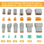 600PCS Deutsch DT Connector Plug Kit With Genuine Deutsch Crimp Tool Auto Marine, image 3