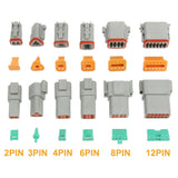 550PCS Deutsch Plug Tool Kit DT Connector With Genuine Automotive Crimp Tool - Top-Down View