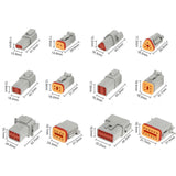 550PCS Deutsch Plug Tool Kit DT Connector With Genuine Automotive Crimp Tool - 45-Degree Angle