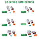 550PCS Deutsch Plug Tool Kit DT Connector With Genuine Automotive Crimp Tool - Rear View