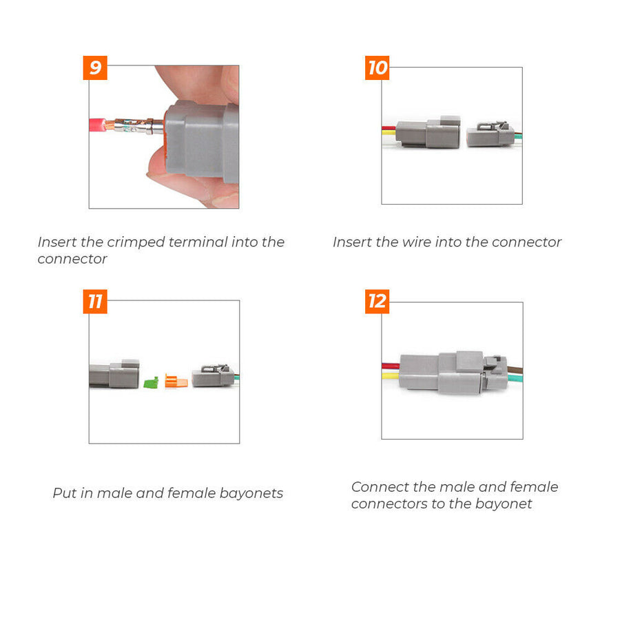 1000PCS Deutsch DT Connector Plug Kit With Genuine Deutsch Crimp Tool Auto Marine, image 4