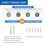 1000PCS Deutsch DT Connector Plug Kit With Genuine Deutsch Crimp Tool Auto Marine - Rear View