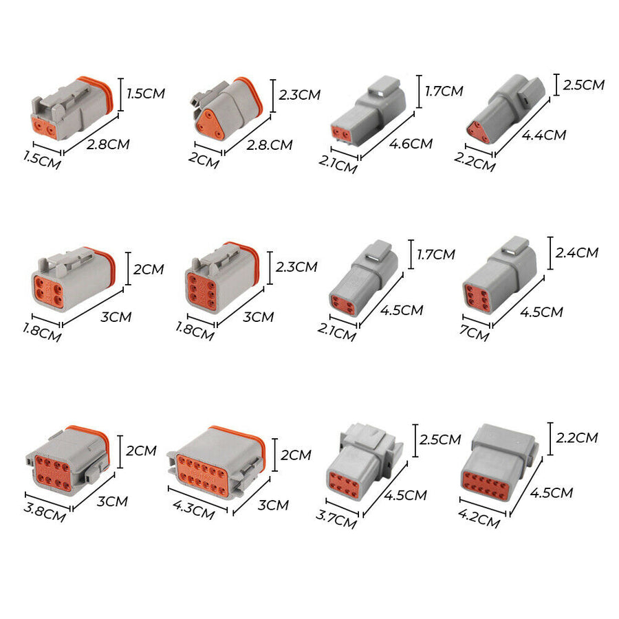 1000PCS Deutsch DT Connector Plug Kit With Genuine Deutsch Crimp Tool Auto Marine, image 9
