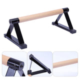1 Pair Parallettes Set Push-up Parallel Bar Stretch Double Rod Stand Fitness - Rear View