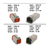 AU 1000 PCS Deutsch DT Connector Kit 14-16AWG Stamped Contacts 1100PCS UPGRADE - Extra Image