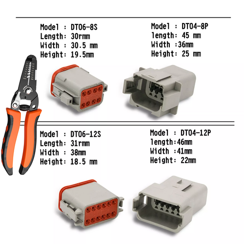 1700PCS Deutsch DT Connector DEUTSCH DT CONNECTOR PLUG KIT AU STOCK Connector