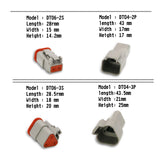 1700PCS Deutsch DT Connector DEUTSCH DT CONNECTOR PLUG KIT AU STOCK Connector - Rear View